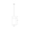 Z-Lite Fontaine 4 Light Pendant, Matte Black & Clear 3035P12-MB - alternate 5